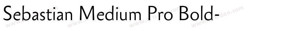 Sebastian Medium Pro Bold字体转换